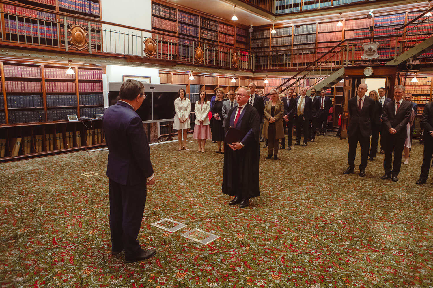 The presentation of the President and Council members in the Jubilee Room.JPG